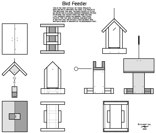 Bird Feeder Plans