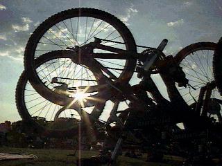 Bikes with Sunset