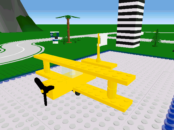 Biplane (Yellow)