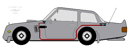 Automobile Tri-Dimensional Speaker Diagram